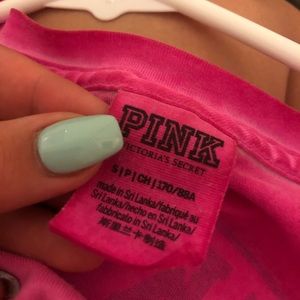 small oversized  PINK long sleeve shirt